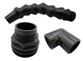 Bcbi8177 Encompass All Aquarium Return Fitting Kit Sch40 Pvc Not Included - 3/4 Inch Slip/slip