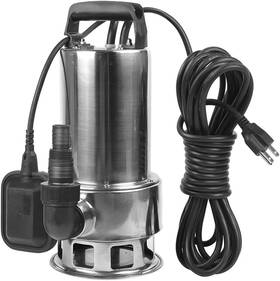 4250 Extraup 762360064602 1.5hp Gph Stainless Steel Sump Submersible Clean Dirty Heavy Duty Black