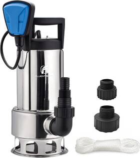 Fsp550c Fluentpower 1hp Sump Pump 4000gph Stainless Steel Dark Grey