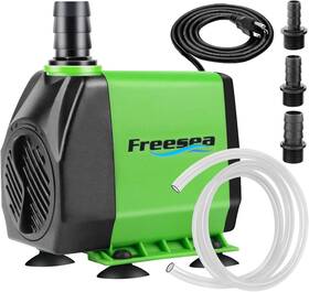 Freesea 744759481627 Fountain Submersible Water Pump 800gph 45w Adjustable Small Pond W
