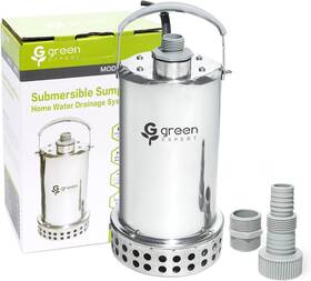 203627 G Green Expert 1hp Submersible Sump Pump 1.0hp Full Stainless Steel