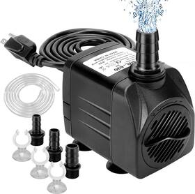 Wp550-3-p Growneer 550gph Submersible Pump 30w Ultra Quiet Fountain Water 2000l/h W