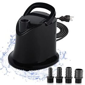 Hachtecpet Submersible Fountain Water Pump 810 Gph 60w Ultra Quiet Adjustable F