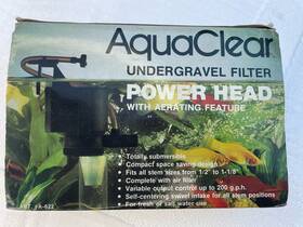 081591 Hagen A-622 Aquaclear Powerhead 200 Gallons Per Hour Vintage