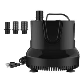 2500l Healsmart 198401013559 660 Gph Water Table Pump 2500l/h 45w With 3 Nozzles Ultra Quiet Fountain