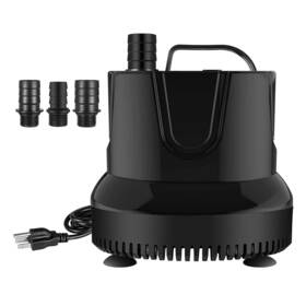 3000l Healsmart 198401013566 800 Gph Water Table Pump 3000l/h 60w With 3 Nozzles Ultra Quiet Fountain