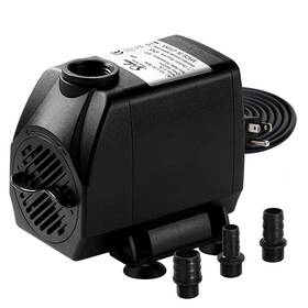 Healsmart 198401073423 550gph Ultra Quiet Pump 9.6ft High Lift 45w Fountain Water With 3 Nozz