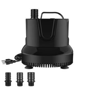 Healsmart 198401073430 1056gph Ultra Quiet Pump 13ft High Lift 85w Fountain Water With 3 Nozz
