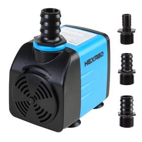 Hexago 810058284556 400gph Pump Ultra Quiet Water Fountain With 8ft. High Lift 6ft. Power