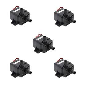 H1-hbb0077-5 Hibctr 5-pack 12v Brushless Water Pump 240l/h 3m Lift 4.2w Ultra-quiet Submersible