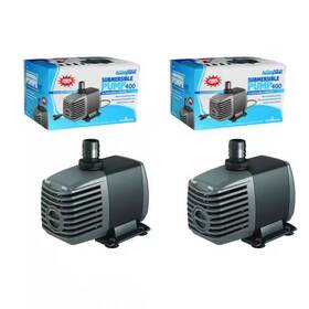 Hydrofarm 445046546533 400 Gph Submersible Aquarium Water Pump 2-pack