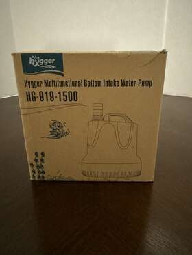 Hg-918-1500 Hygger Hg-919-1500 Multifunctional Bottom Intake Water Pump. Hg-918-1500. Pre-owned
