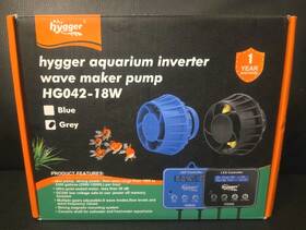 Hg042-18w Hygger Aquarium Inverter Wave Maker Pump Grey 3400gph 75-200 Gallon