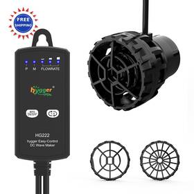 Hg222 Hygger Aquarium Wave Maker 660 Gph For 5-10 Gallon Fish Tanks Adjustable Power