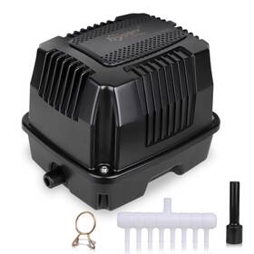 Hus-hg125-50-25w Hygger Linear Air Pump - Quiet Commercial Pond Aerator For Koi Ponds Fish Farms