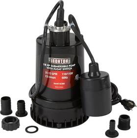 2949041 Ironton Submersible Water Pump With Float Switch And Auto On/off - 1 268