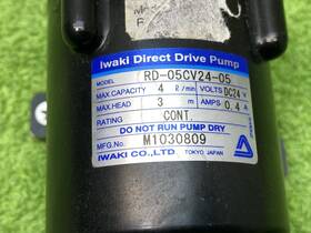 Rd-05cv24-05 Iwaki Direct Drive Pump Max Camp 4.7 L/min Volts Dc24