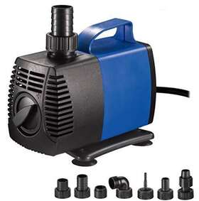 Jajale 689231815333 920 Gph External Water Pump Aquarium Fish Tank Pond Fountain Pool Hydroponics