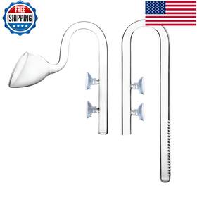 B07j2fjqrq Jardli Glass Lily Pipe Inflow Outflow Set 20mm For 3/4 Id 19/25mm Tubing