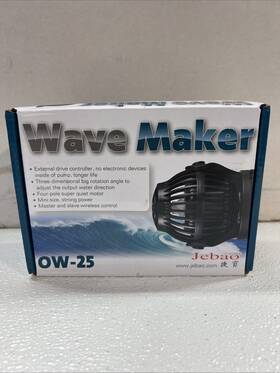 185-2245 Jebao Ow-25 Wavemaker Gph With Controller And Magnet Mount Black