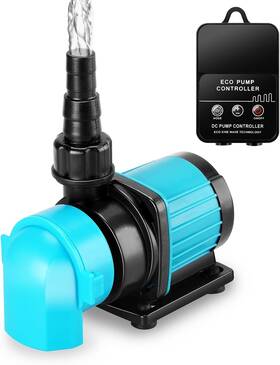 Dc24v Jerepet 744110428117 320gph Mini Aquarium Dc Water Pump With Controller 12w Submersible Return