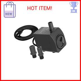 Knifel 313044371310 Submersible Pump 300gph Ultra Quiet With Dry Burning Protection 6ft High