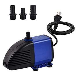 Lazano 768358476594 550gph Submersible Pump 45w Fountain Ultraquiet Fish Pond With 9.8 Ft