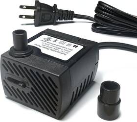 300l Lyqily 745526182938 80gph Ultra Quiet 300l/h 4w Submersible Water Pump With 2.6ft High Lift For Foun
