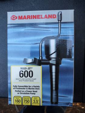 Jdsw2430f6 Marineland Maxi-jet 600 Multi-use Water Pump And Power Head Fully Convertible