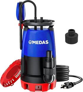 Mw750-2 Medas Usa 1hp 750w 4623gph Submersible Sump Pump Electric 3 In 1 Black