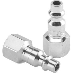S-728 Milton Industries 1/4 Inch Fnpt M Style Plug Steel - 2 Female Box Of