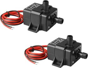 4320792838 Mountain Ark 2 Pack Dc 12v Mini Submersible Water Pump 63 Gph For Aquarium Fish Tank Hydrop