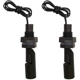 Mxuteuk Dpl-1-bk 2 Pcs Side Mounted Horizontal Liquid Float Switch One Size Black