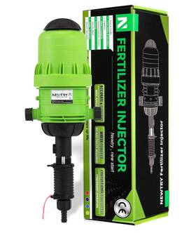 Newtry 445054241222 Fertilizer Injector For Drip Irrigation 0.4%-4% Adjustable Dosing Pump 3/4ftft N