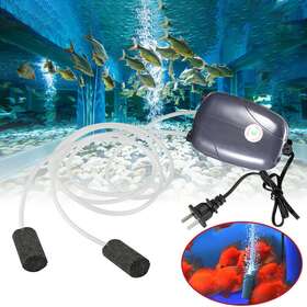 Paddsun 883147310030 Stabe 120 Gal Aquarium Fish Tank Oxygen Air Pump Hydroponics Aerator Quality