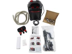 172gph-650l Pondforse 30gal Tanks 172gph 8w Uv External Canister Aquarium Filter