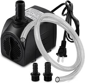 Pulaco 711181898231 400gph Submersible Water Pump 25w Aquarium Fountain Pond 5ft Tubing Quiet