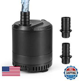 B0ddkh54k7 Qiqiwader Aquarium Submersible Pump 109-724gph Water Adjustable
