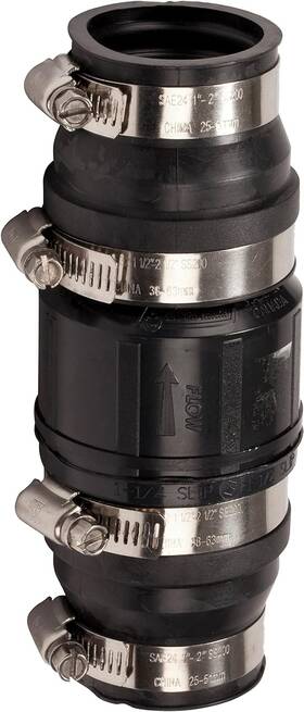 14942901 Red Lion Scv114 1-1/4-inch And 1-1/2-inch Abs Vertical Sump Black