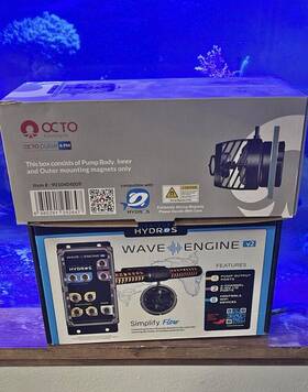 Oct-op4 Reef Octopus Coralvue Hydros Wave Engine And Octo Pulse 4-pm - Preowned Tested Working