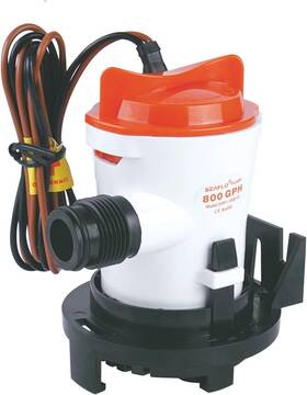 Seaflo 726084262195 800gph Bilge Pump Side-mounted Submersible Cartridge 12v
