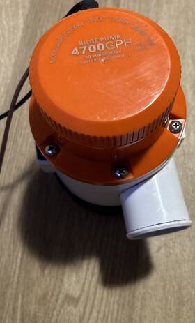 Sfbp1-g4700-01 Seaflo 01-series Bilge Pump- 4700 Gph 12v Submersible Heavy-duty Electric Bilg