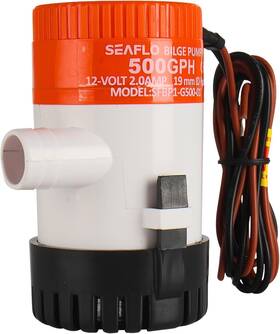 Seaflo Sfbp1-g500-01 01 Series 500 Gph Bilge Pump 12v Marine Submersible