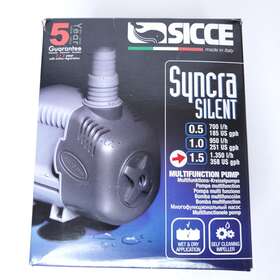 Rsyi01v Sicce 011469973509 Syncra Silent 1.5 Multi-purpose Water Pump 358 Gph Read Desc