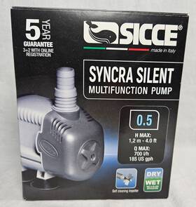 Sicce 011469995884 Syncra Silent 0.5 Water Pump Free Us Shipping New In Open Box