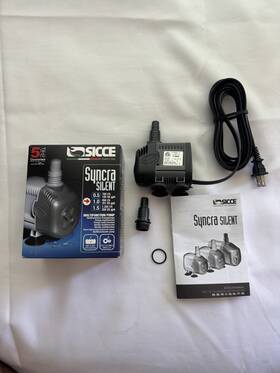 207732 Sicce Syncra Silent 1.0 Submersible Fish Tank Aquarium Water Pump 251 Gph