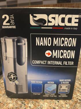 Sicce Fim818/pet-sic160pt Nano Micro Company Internal Filter/ New