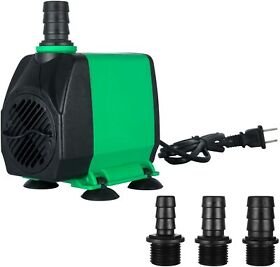 Lgpump800g Simple Deluxe 24w 800gph Submersible Pump Designed For Use In Ponds Hydroponic