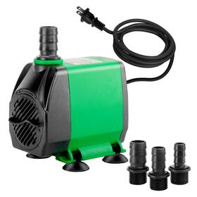 Lgpump800gv1 Simple Deluxe 800gph Submersible Pump With Nozzles For Aquarium Pond Fountain Hydroponics