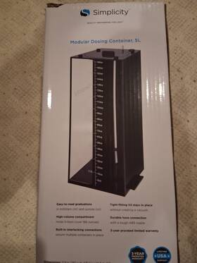 Simplicity 850050160014 5l Modular Aquarium Water Dosing Container